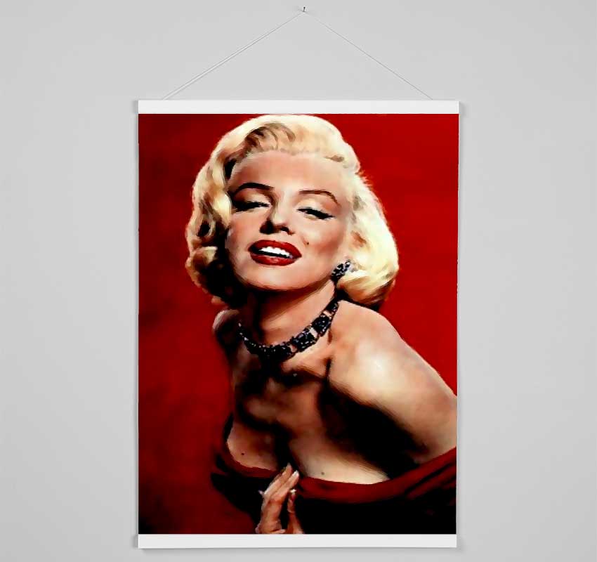 Marilyn Monroe Red Dress Hanging Poster - Wallart-Direct UK