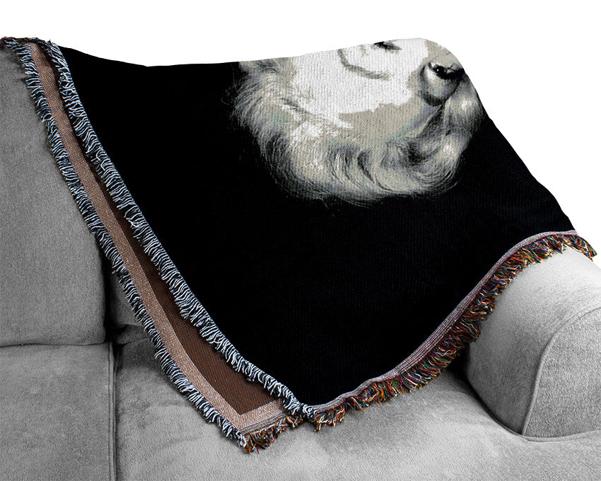 Marilyn Monroe Smile Woven Blanket