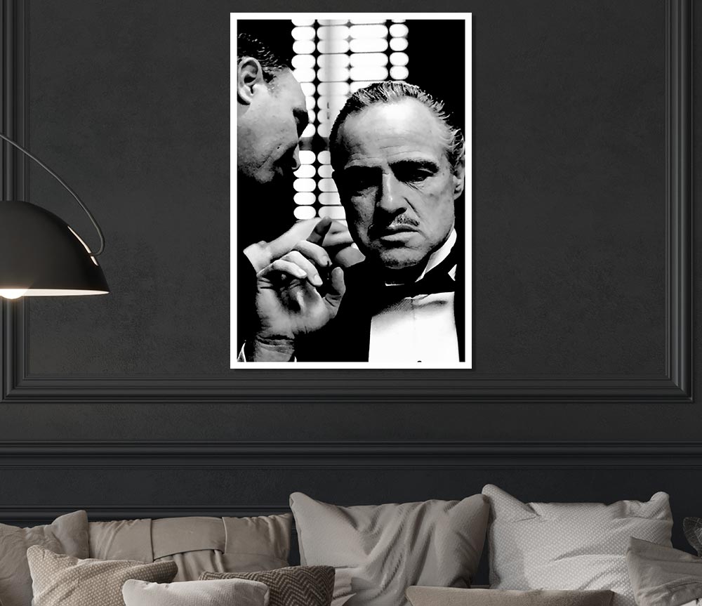 The Godfather Wisper Print Poster Wall Art