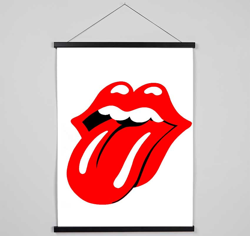 The Rolling Stones Lips Hanging Poster - Wallart-Direct UK