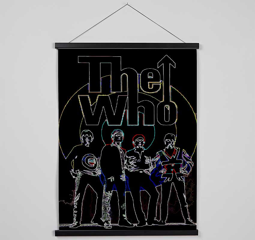 The Who Black Hanging Poster - Wallart-Direct UK