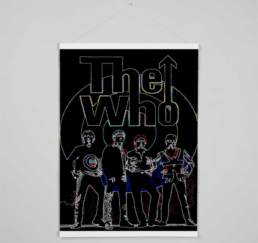 The Who Black Hanging Poster - Wallart-Direct UK