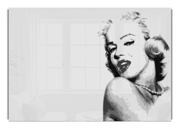 Marilyn Monroe Retro Grau