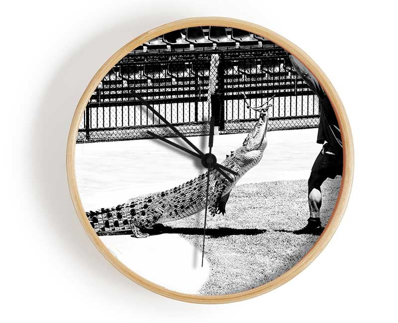 Steve Irwin Crocodile Hunter Clock - Wallart-Direct UK