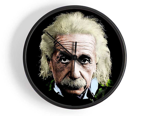 Albert Einstein Retro Colours Clock - Wallart-Direct UK