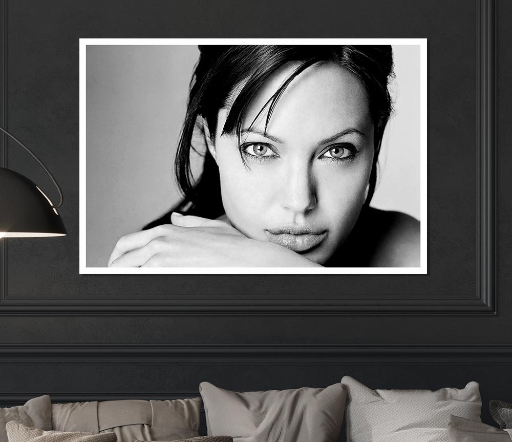 Angelina Jolie Intimate Print Poster Wall Art