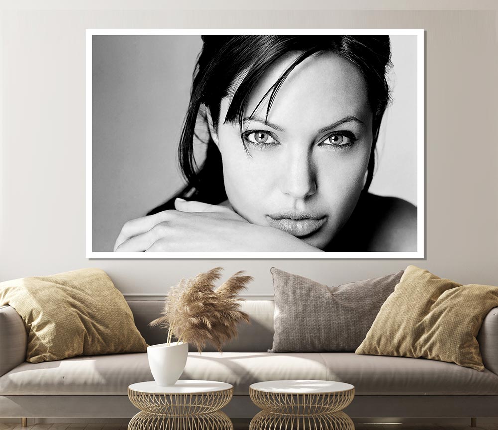 Angelina Jolie Intimate Print Poster Wall Art