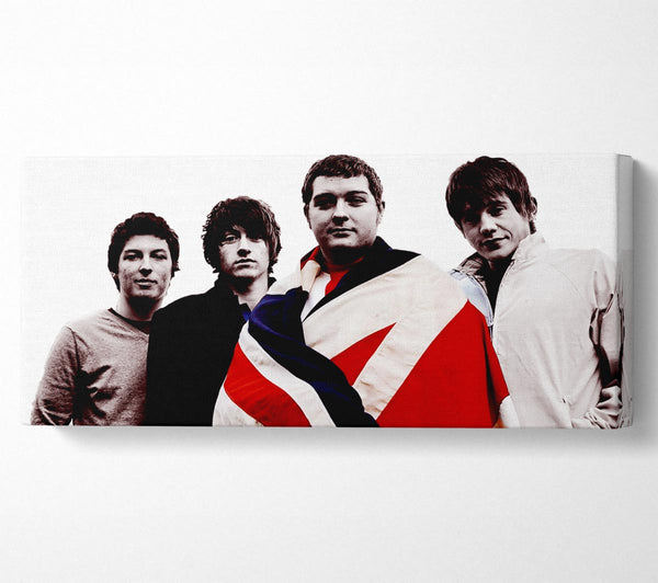 Arctic Monkeys British Flag B n W