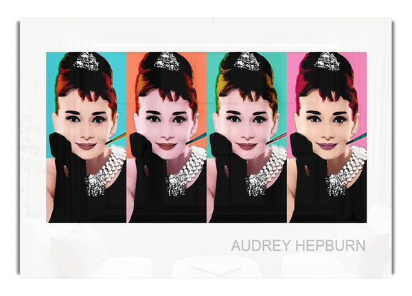 Audrey Hepburn 4 Faces