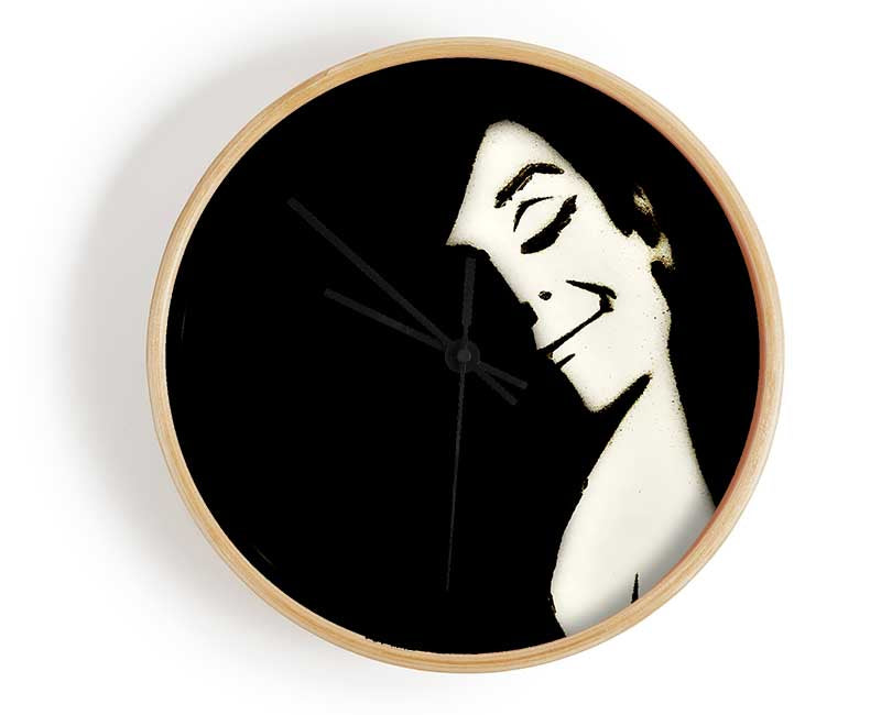 Audrey Hepburn Smiling Clock - Wallart-Direct UK