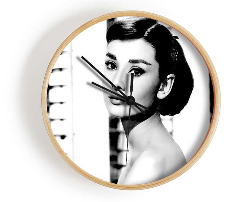 Audrey Hepburn Clock - Wallart-Direct UK