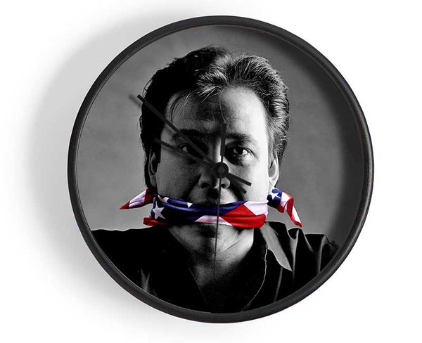 Bill Hicks Flag Gag Clock - Wallart-Direct UK