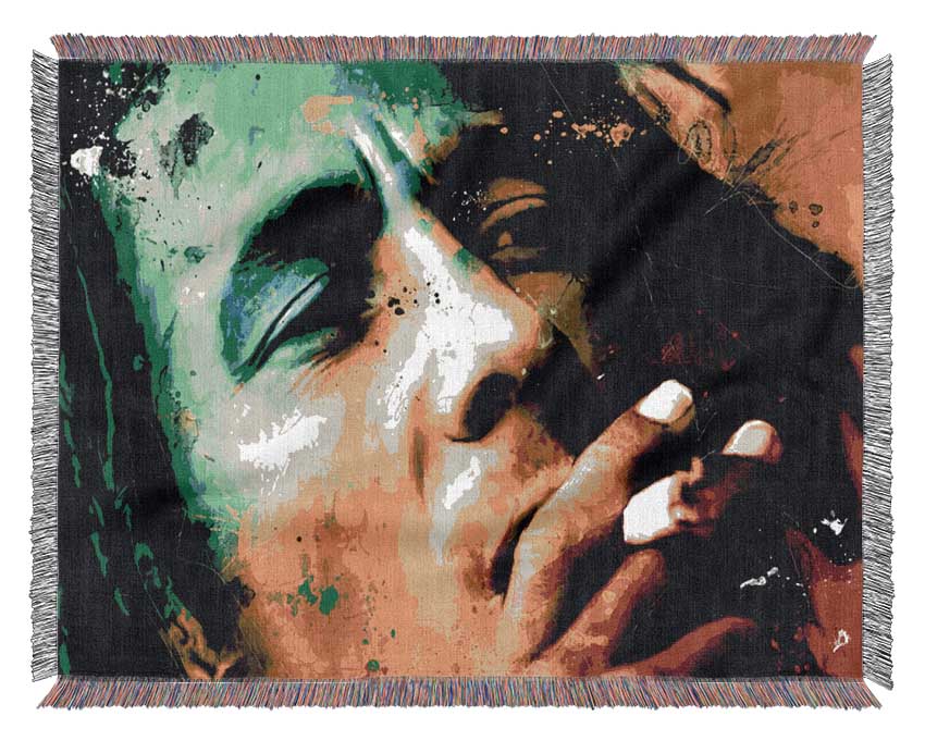 Bob Marley Colours Woven Blanket