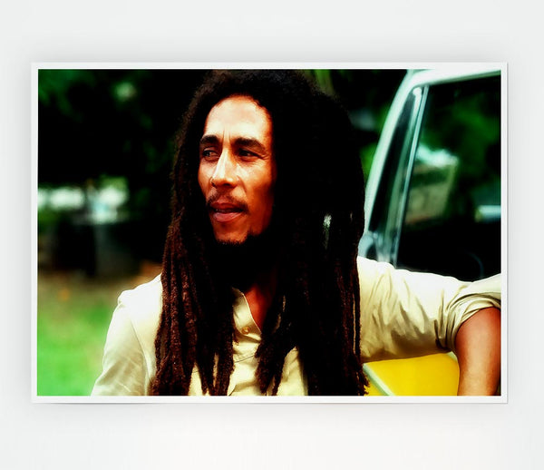 Bob Marley Chill Print Poster Wall Art