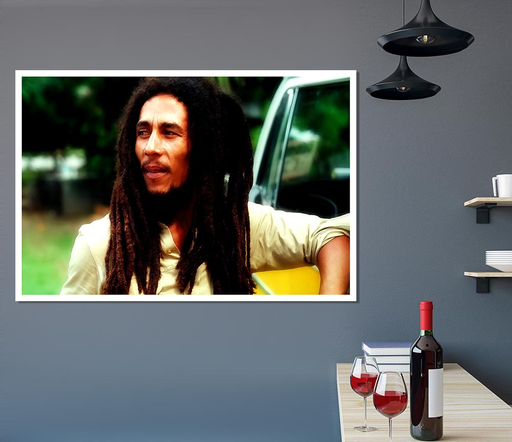 Bob Marley Chill Print Poster Wall Art