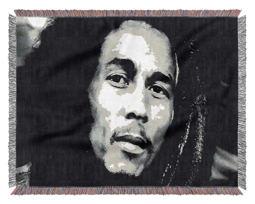 Bob Marley Iron Lion Woven Blanket