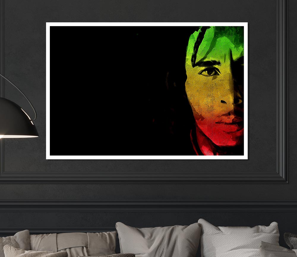 Bob Marley Legend Print Poster Wall Art