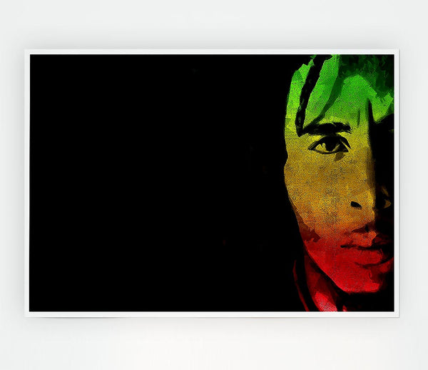 Bob Marley Legend Print Poster Wall Art