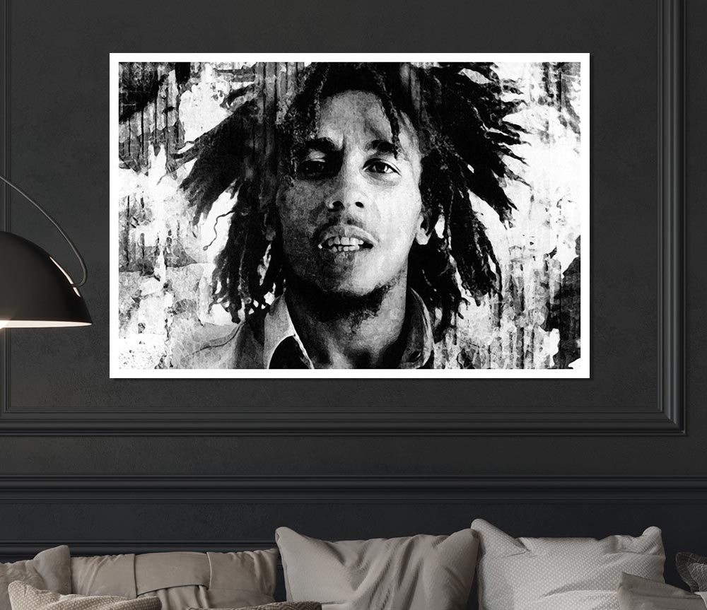 Bob Marley Redemption Song Print Poster Wall Art