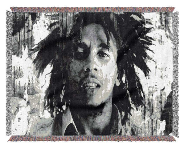 Bob Marley Redemption Song Woven Blanket