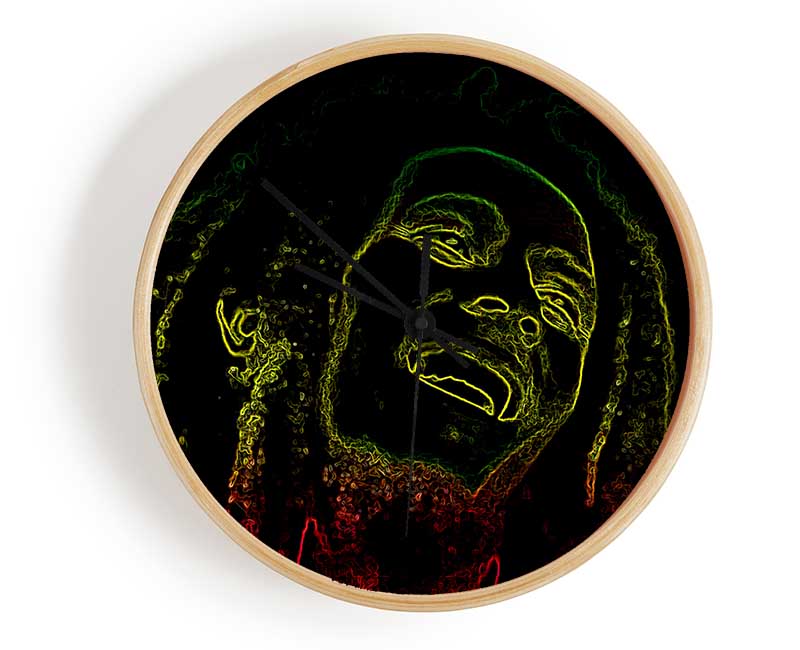 Bob Marley Clock - Wallart-Direct UK