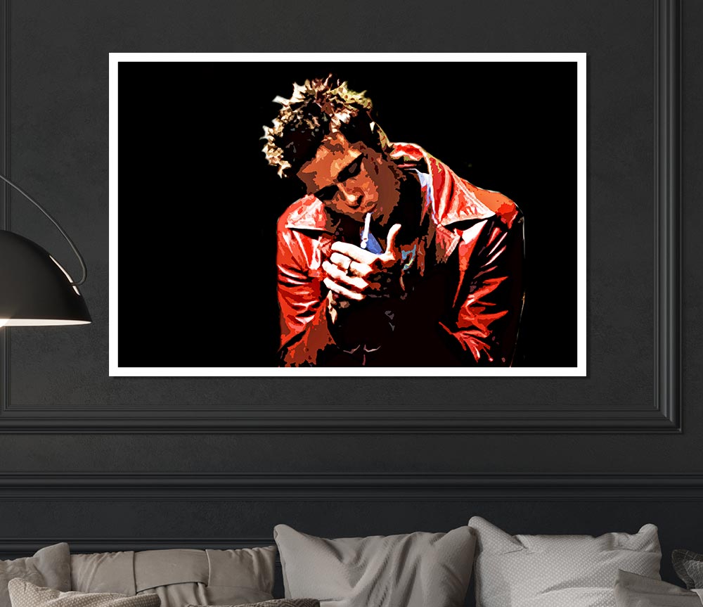 Brad Pitt Is Tyler Durden Print Poster Wall Art