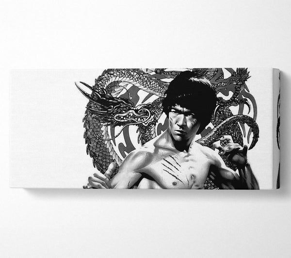 Bruce Lee Dragon B n W