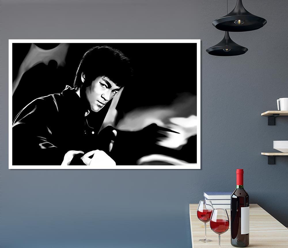 Bruce Lee Power Print Poster Wall Art