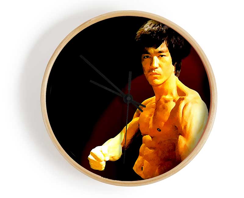 Bruce Lee Fist Of Fury Clock - Wallart-Direct UK