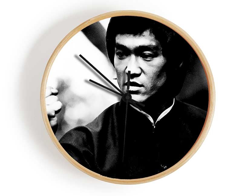 Bruce Lee Power Of One Clock - Wallart-Direct UK