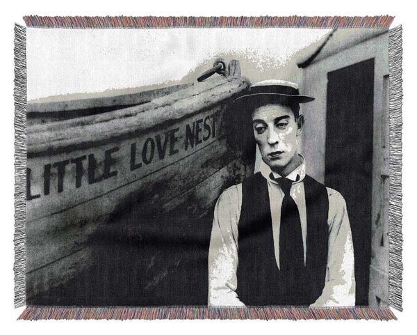 Buster Keaton Little Love Nest Woven Blanket