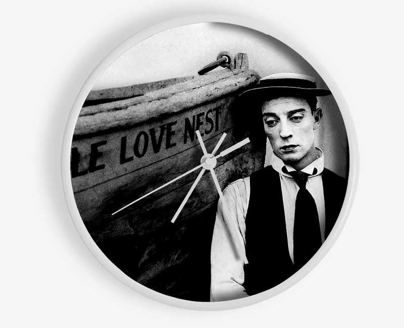 Buster Keaton Little Love Nest Clock - Wallart-Direct UK