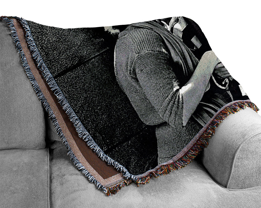 Buster Keaton Woven Blanket