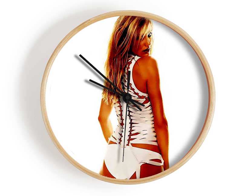 Cameron Diaz Clock - Wallart-Direct UK