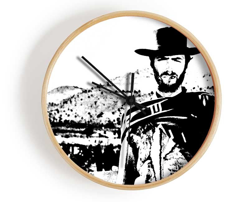 Clint Eastwood The Good The Bad The Ugly Clock - Wallart-Direct UK