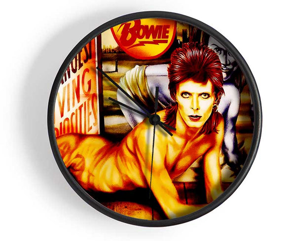 David Bowie Diamond Dogs Clock - Wallart-Direct UK