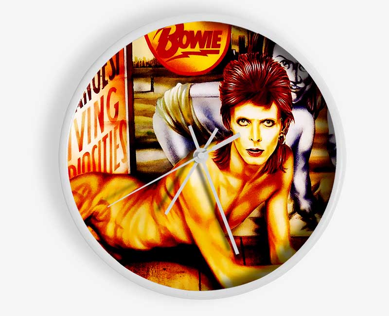 David Bowie Diamond Dogs Clock - Wallart-Direct UK