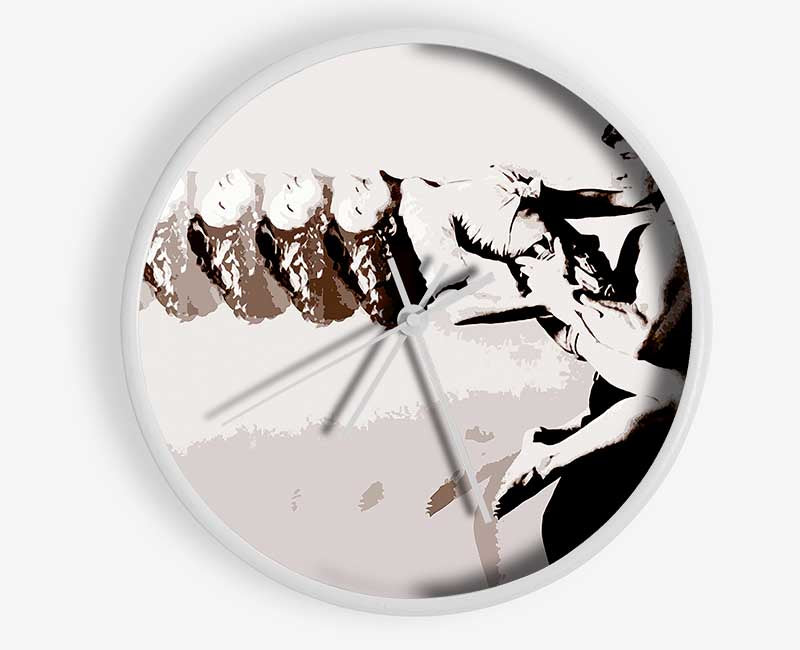 Dirty Dancing The Move Clock - Wallart-Direct UK