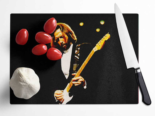 Eric Clapton Guitar Glass Chopping Board