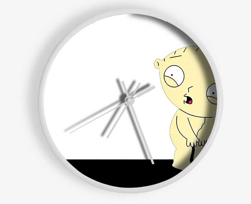 Family Guy Stewie Naked Clock - Wallart-Direct UK