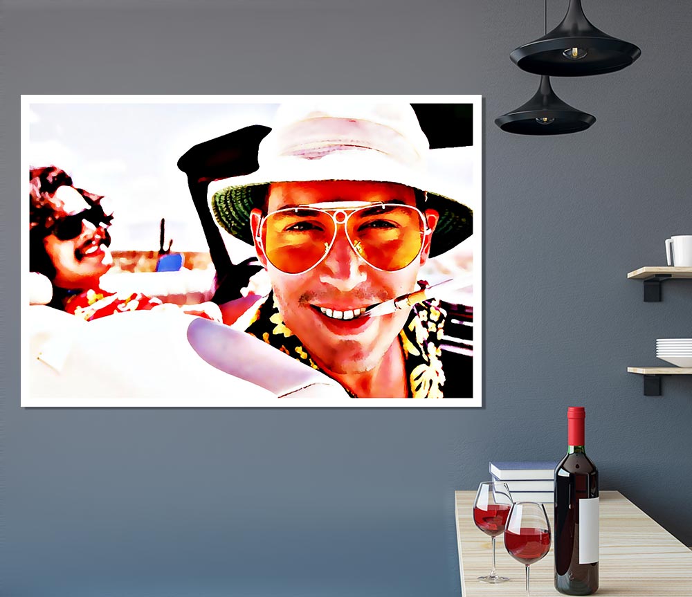 Fear And Loathing In Las Vegas Print Poster Wall Art