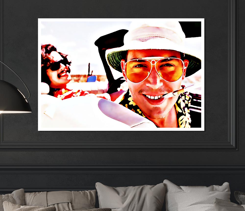 Fear And Loathing In Las Vegas Print Poster Wall Art