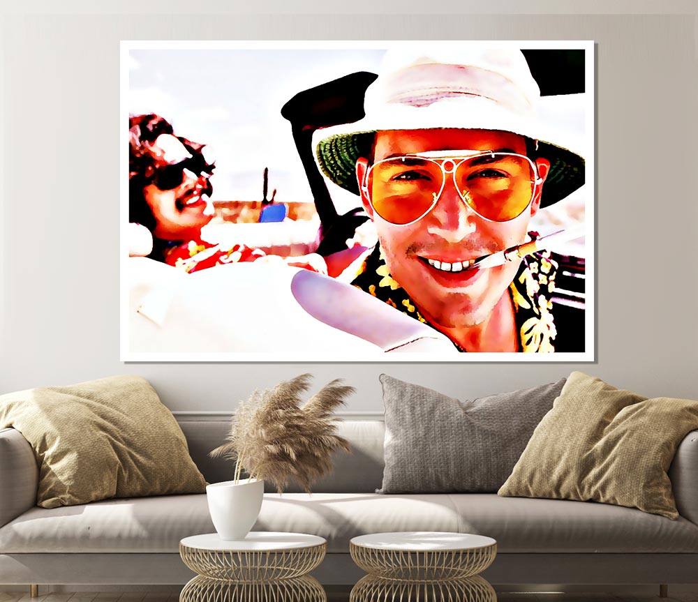 Fear And Loathing In Las Vegas Print Poster Wall Art