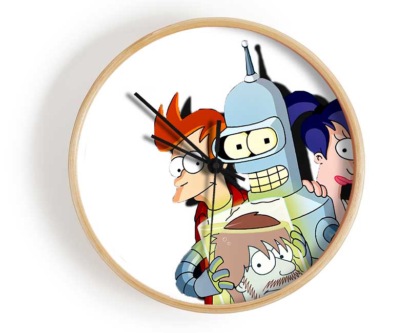 Futurama Cast Clock - Wallart-Direct UK