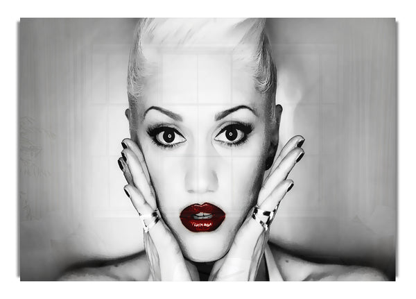 Gwen Stefani Rote Lippen