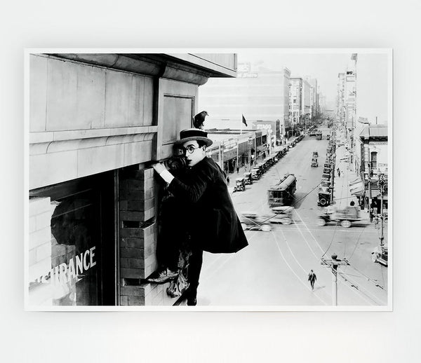 Harold Lloyd Building Print Poster Wall Art