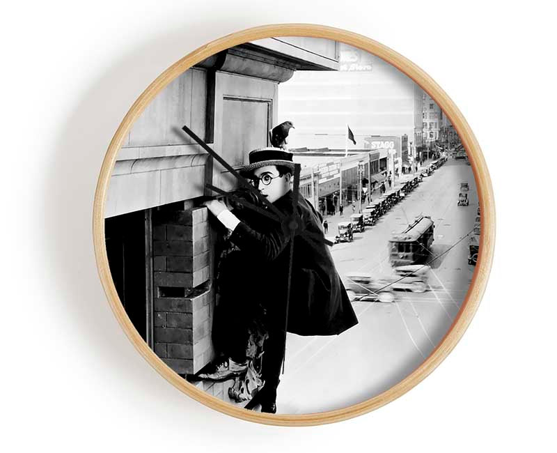 Harold Lloyd Building Clock - Wallart-Direct UK