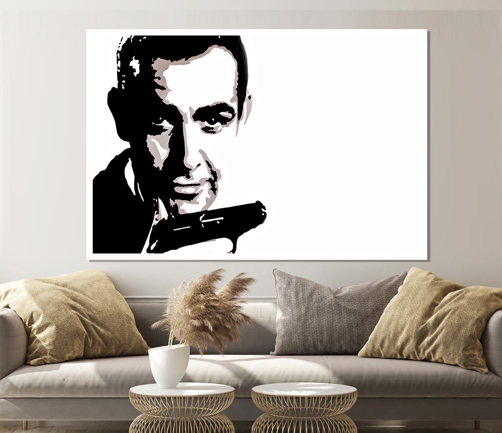 James Bond Sean Connery Print Poster Wall Art