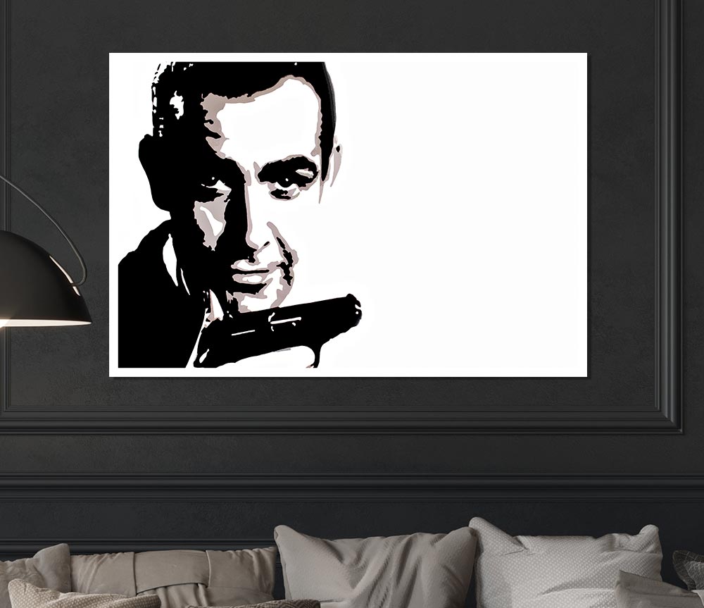 James Bond Sean Connery Print Poster Wall Art