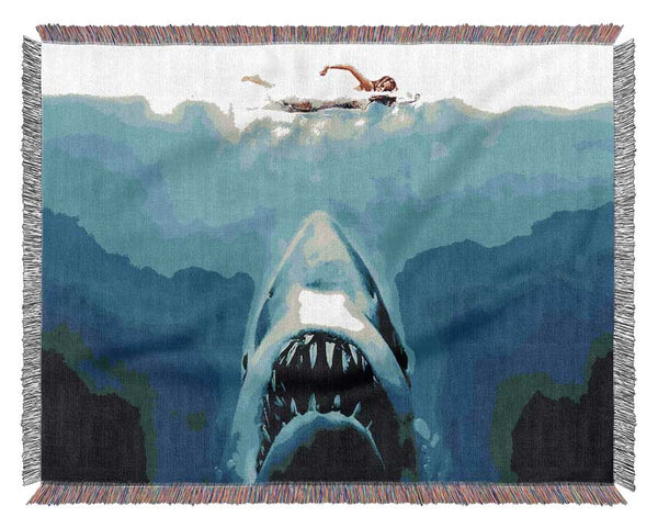 Jaws Woven Blanket